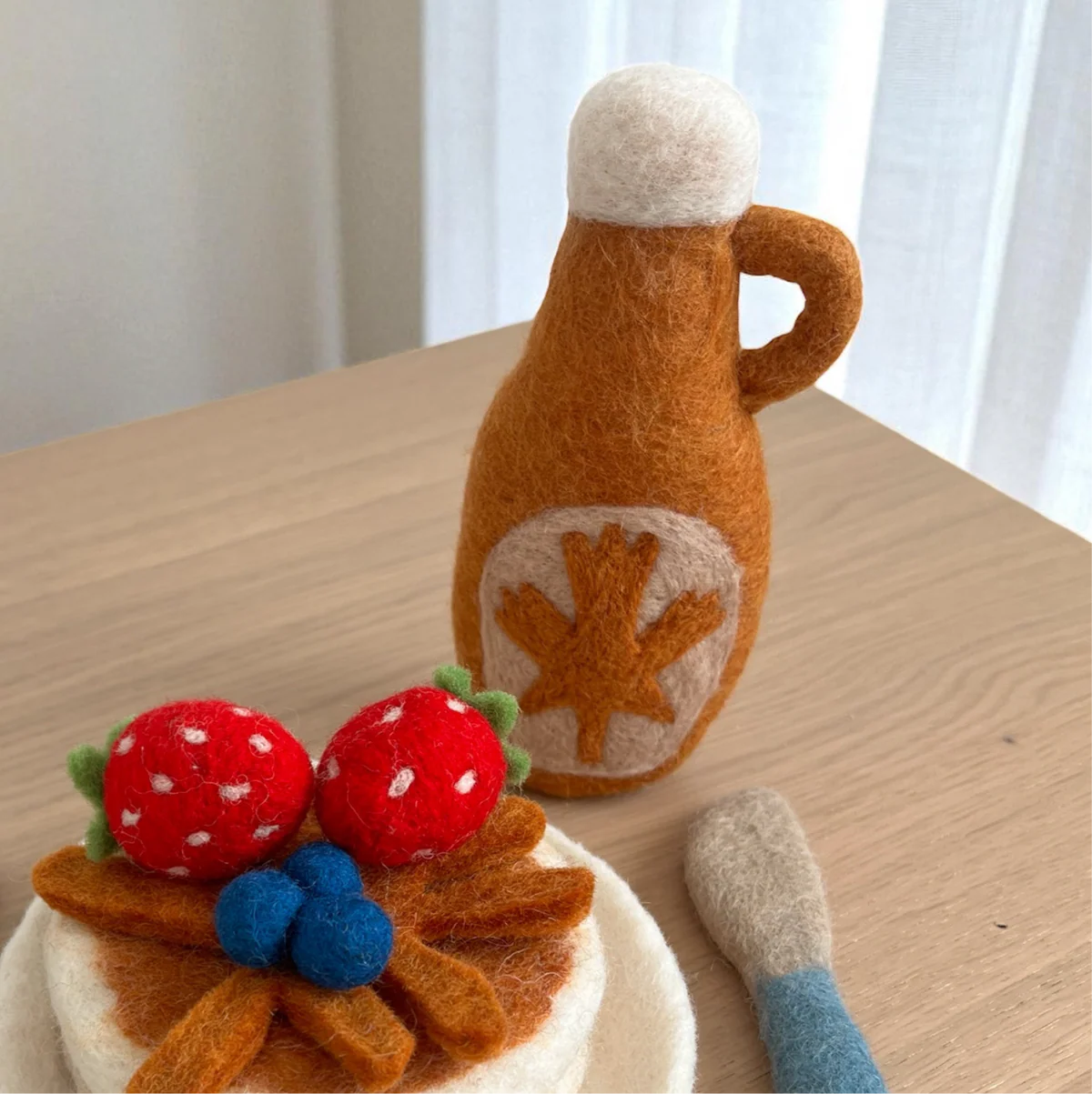 Maple Syrup Felt Bottle - Playtisserie