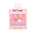 BFF Smiley Face Necklace Set