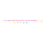 Colorful Disk Necklace & Charm Duo | Happy Faces