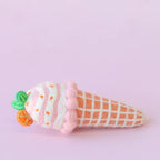Strawberry Orange Sorbet Ice-Cream Cone Felt Food - Juni Moon