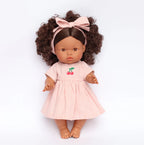 Cherry Pinstripe Doll Outfit Set - SALLI Collective