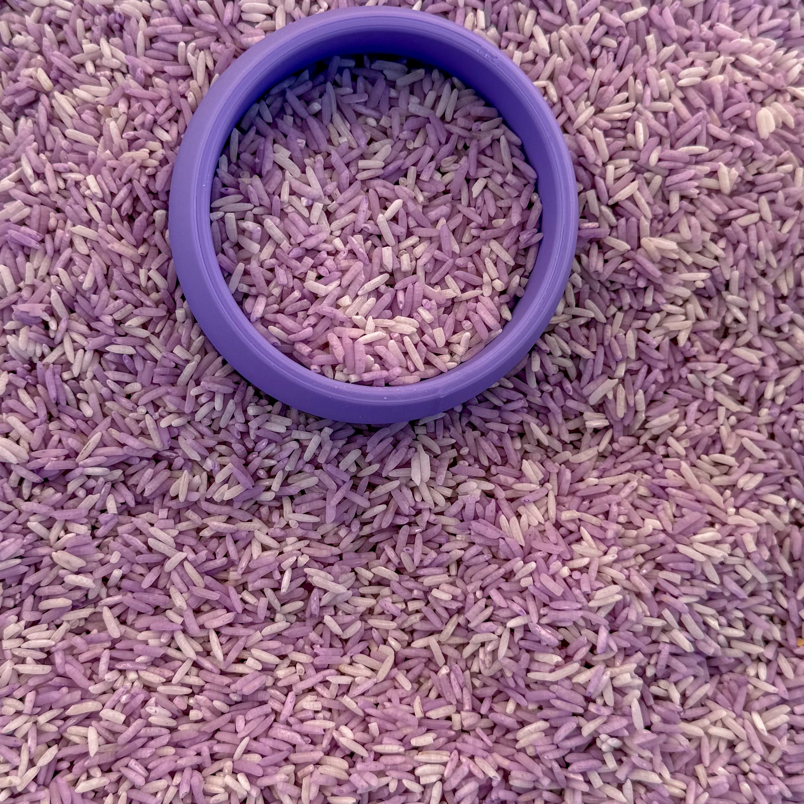 Lavender Fields Purple Rice Sensory Base - Honey Hollow