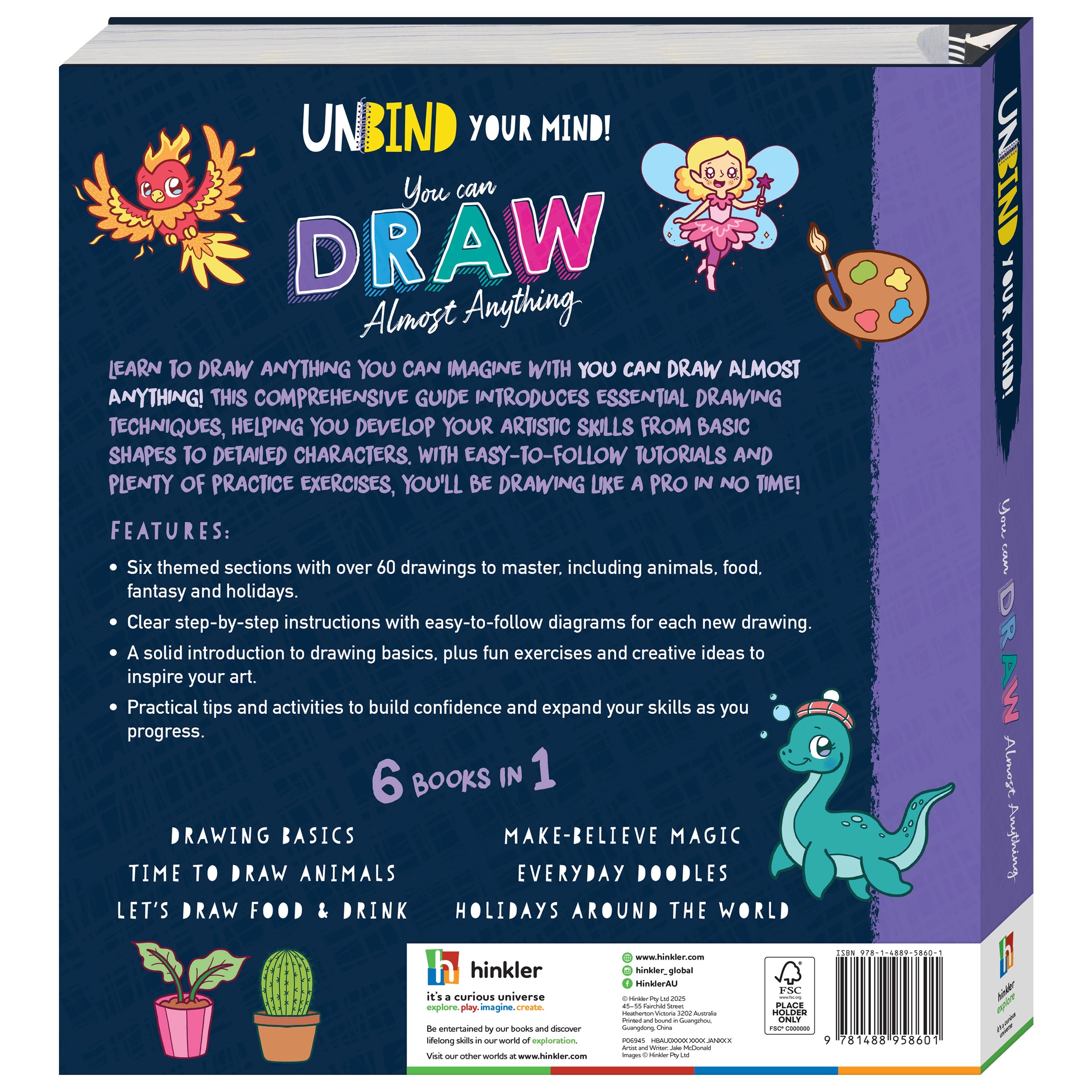 Draw Almost Anything Book - Unbind Your Mind