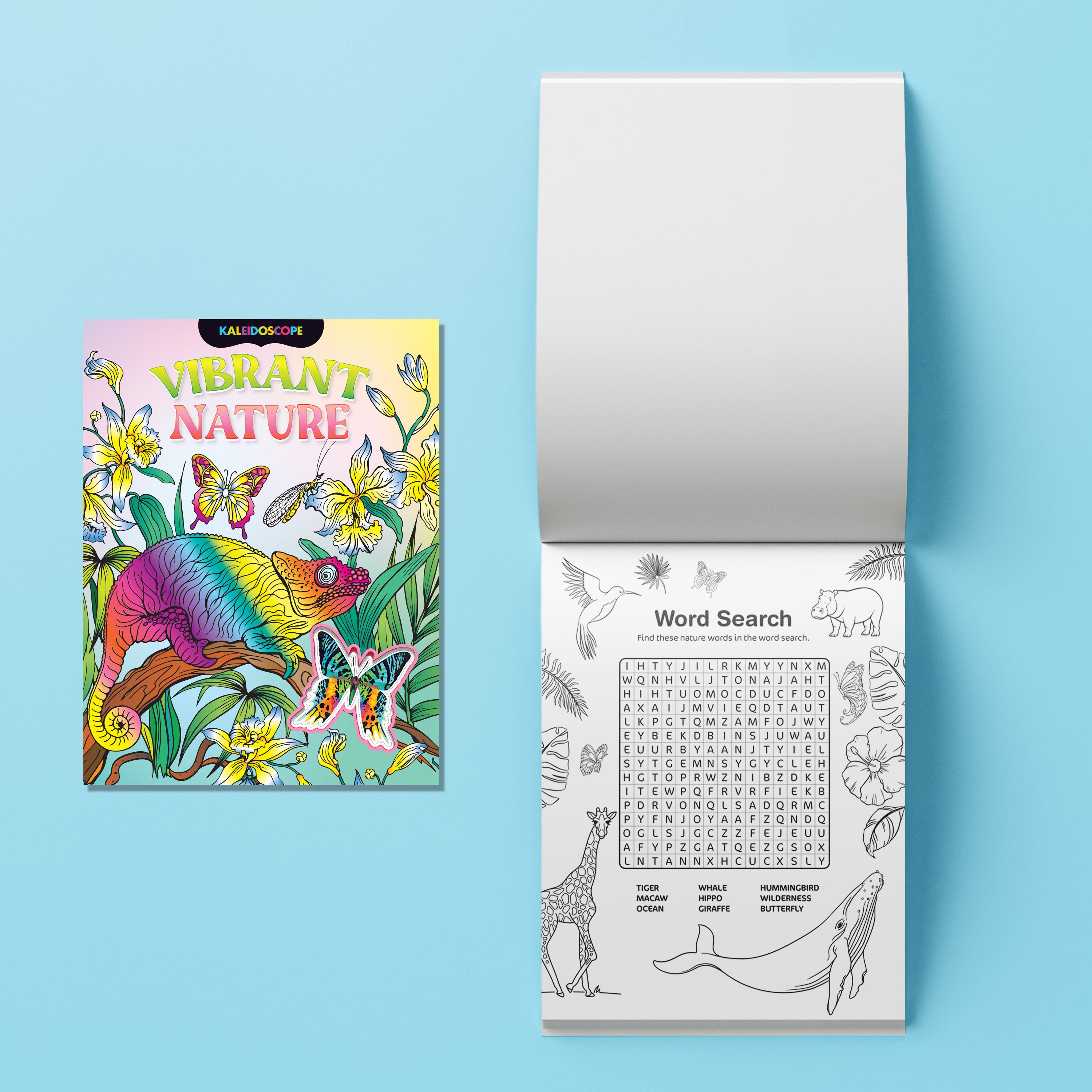 Vibrant Nature Colouring Kit - Kaleidoscope