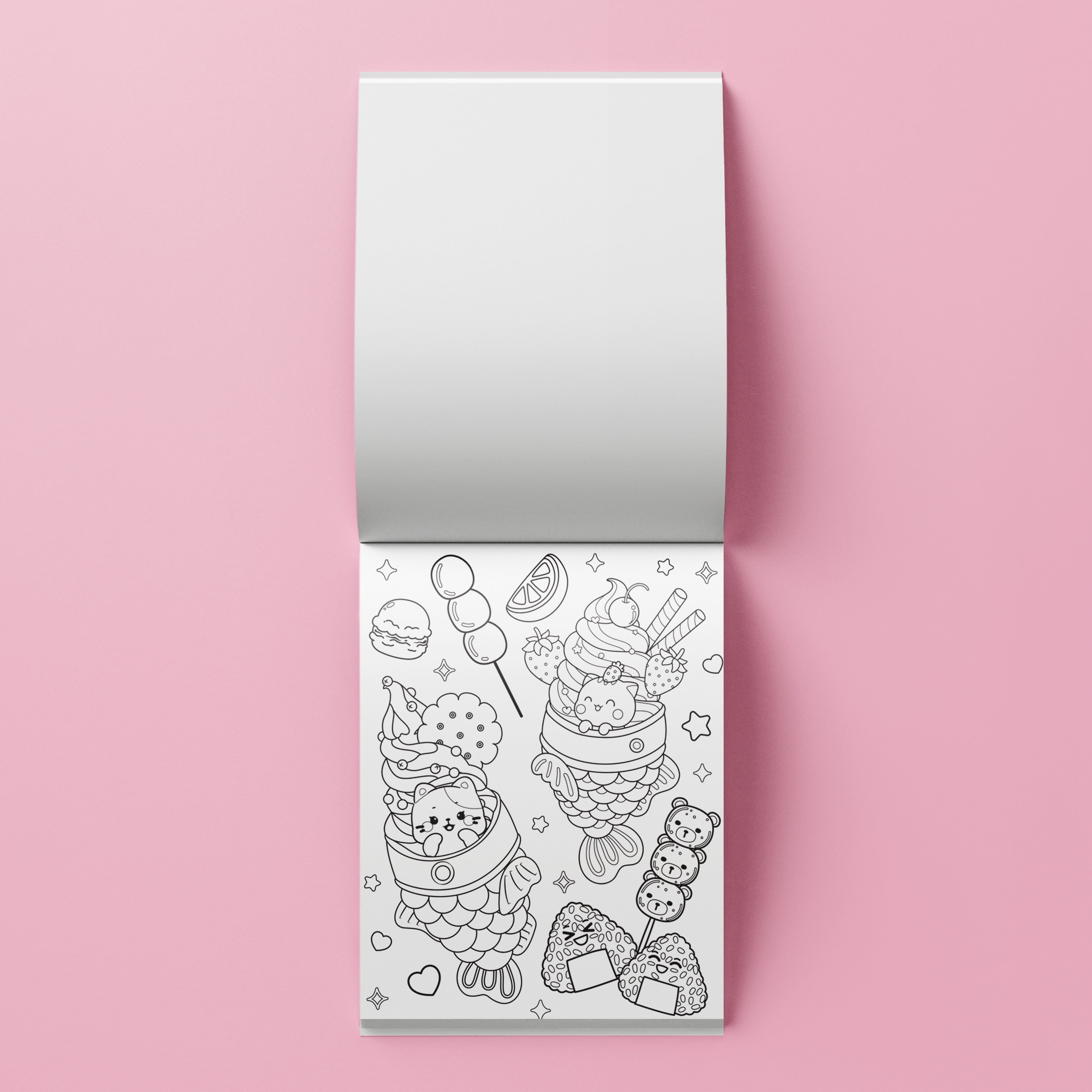 Kawaii Cafe Colouring Kit - Kaleidoscope
