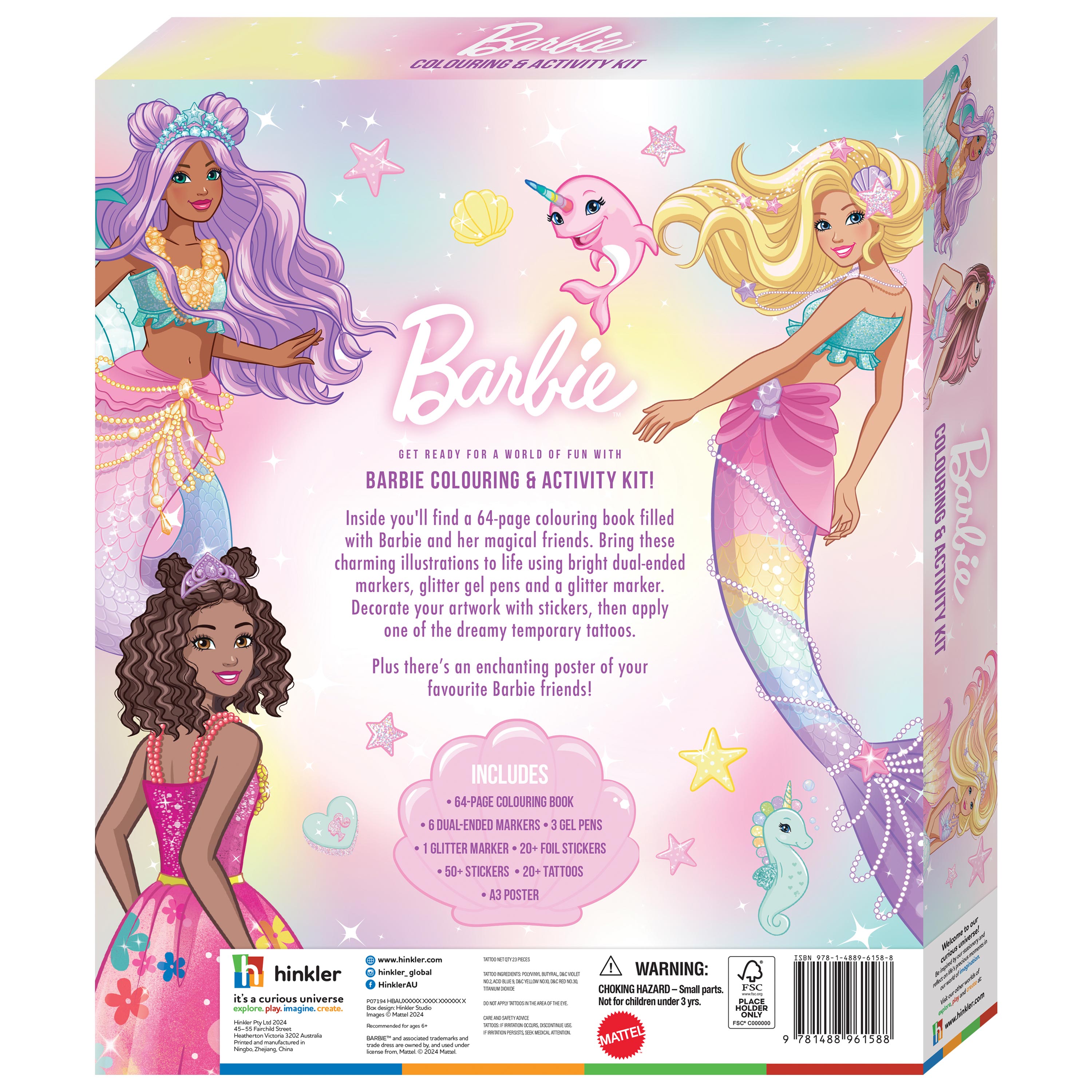 Super Barbie Colouring & Activity Kit - Kaleidoscope
