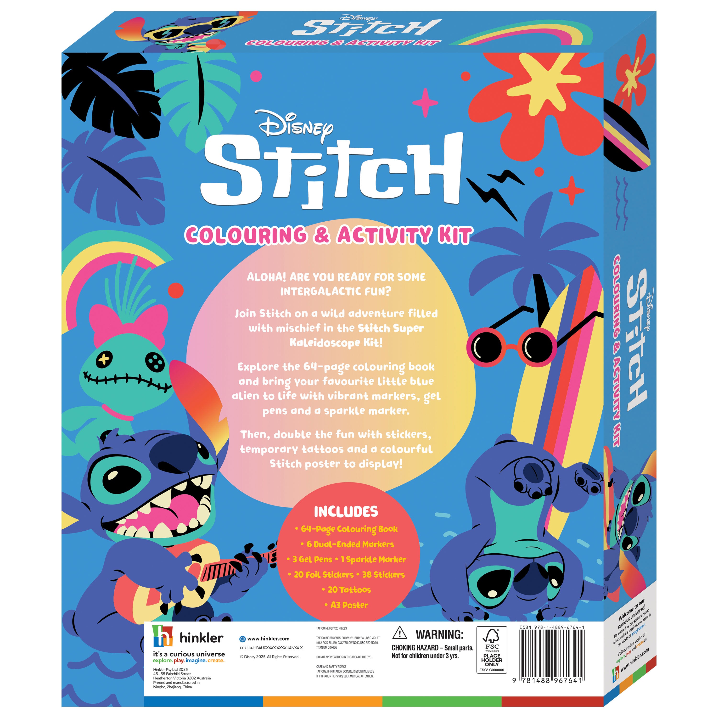 Super Stitch Colouring and Activity Kit - Kaleidoscope