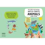 Animal themed arts and crafts activity kit for kids