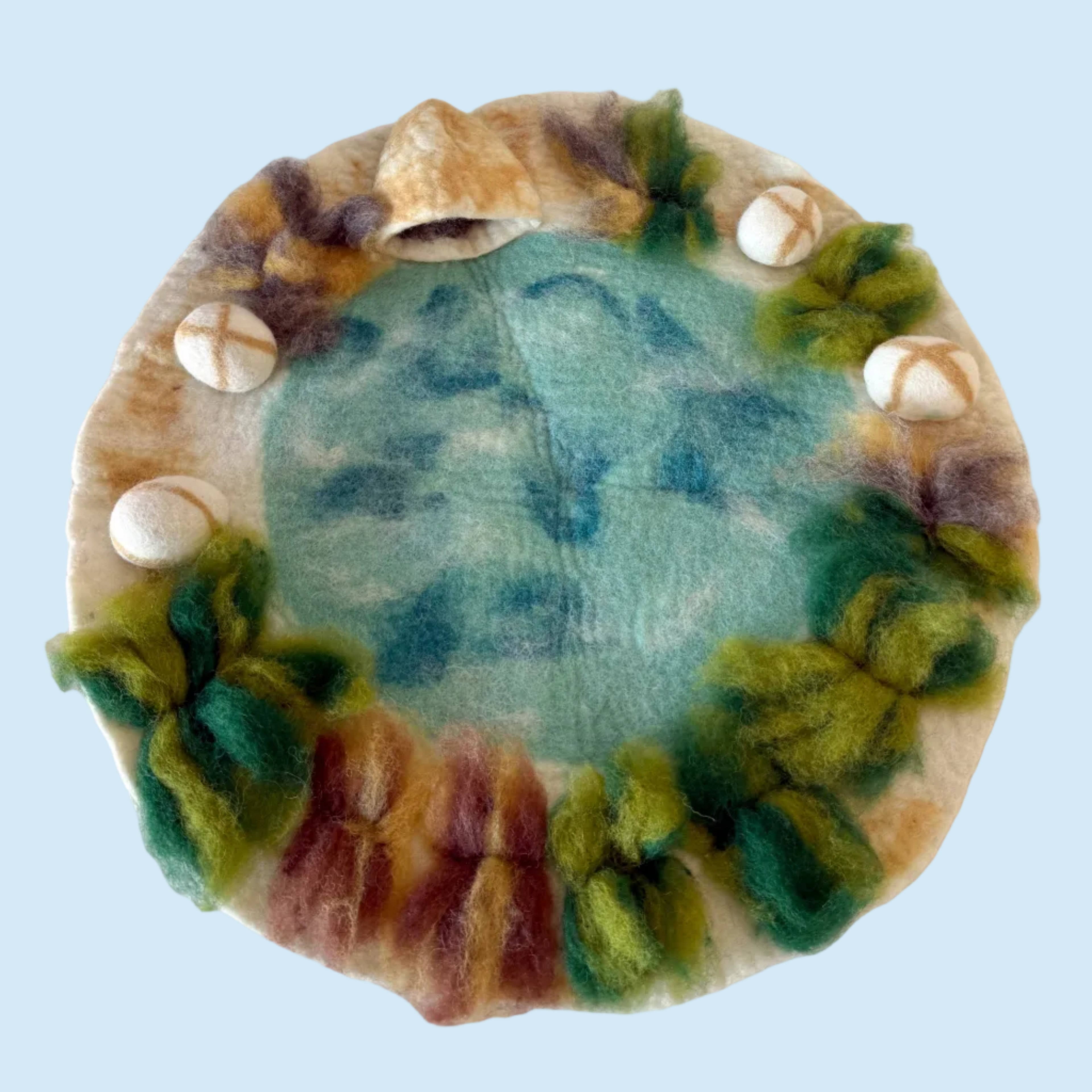 Rockpool Felt Play Mat – Himalayan Felt Co