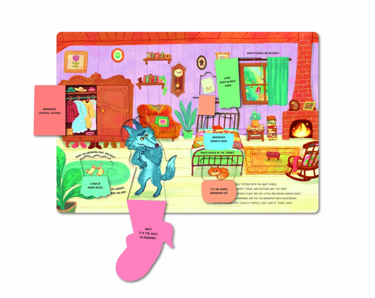 Little Red Riding Hood: Peek a Flap Fairy Tales - Gemma Román