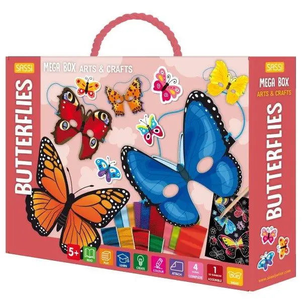 Mega Butterflies Activity Box by Sassi Arts & Crafts