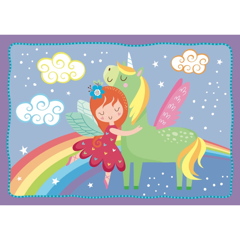 Unicorn themed arts and crafts activity set for children