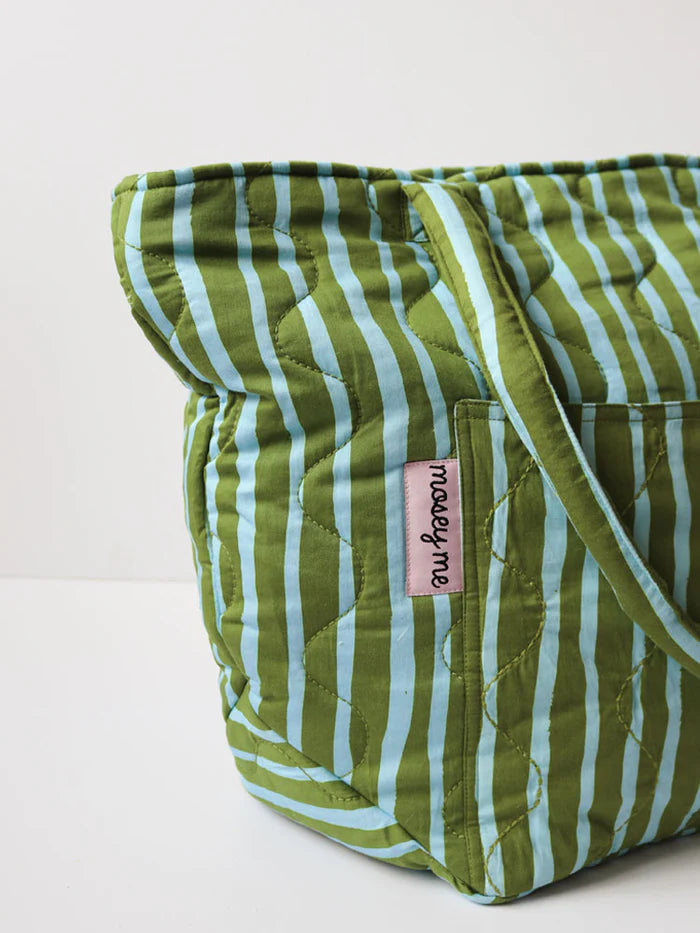 Forest Strokes Quilted Tote Bag - Mosey Me