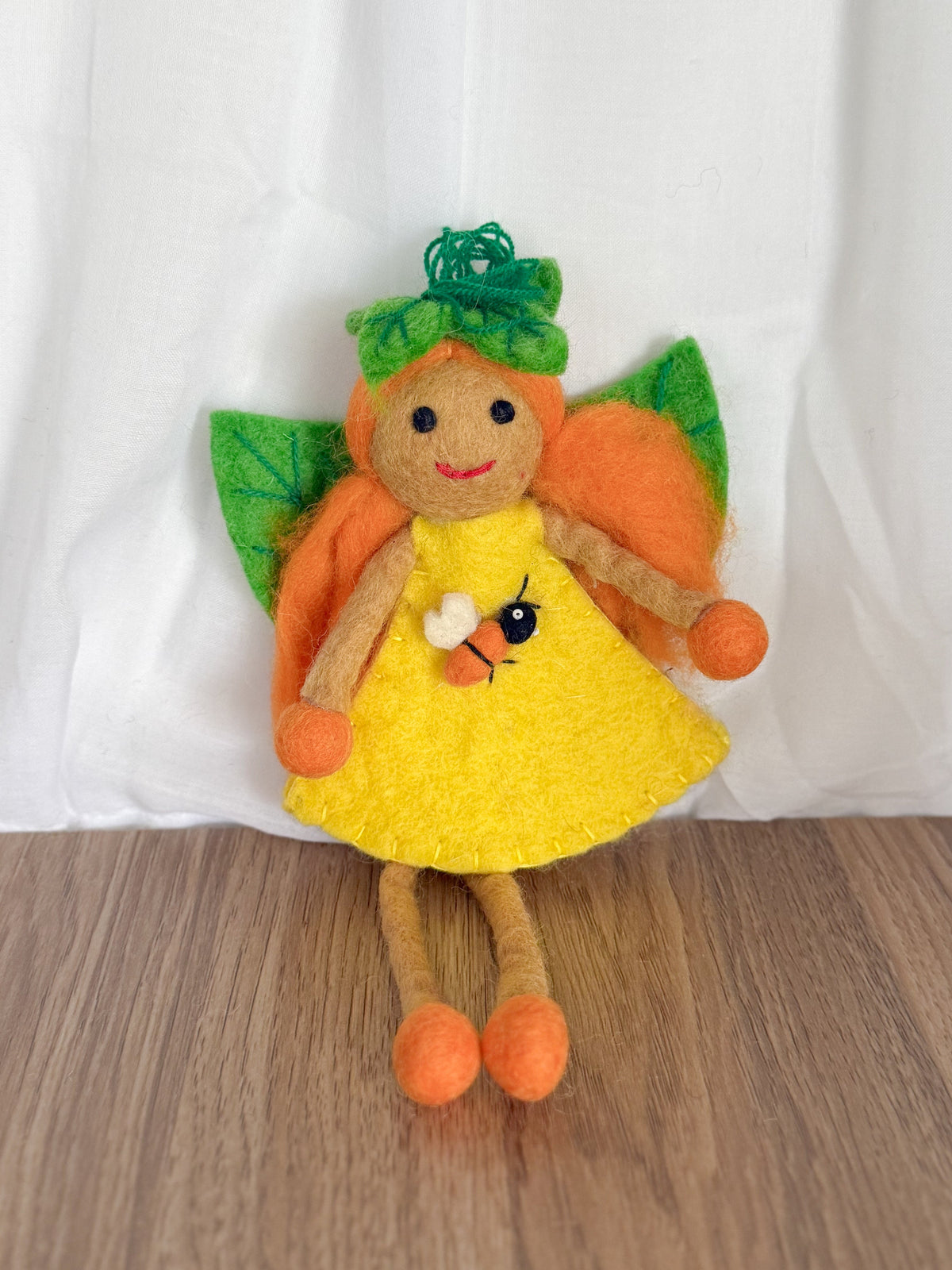 Honeybee Felt Bag & Fairy - Himalayan Felt Co