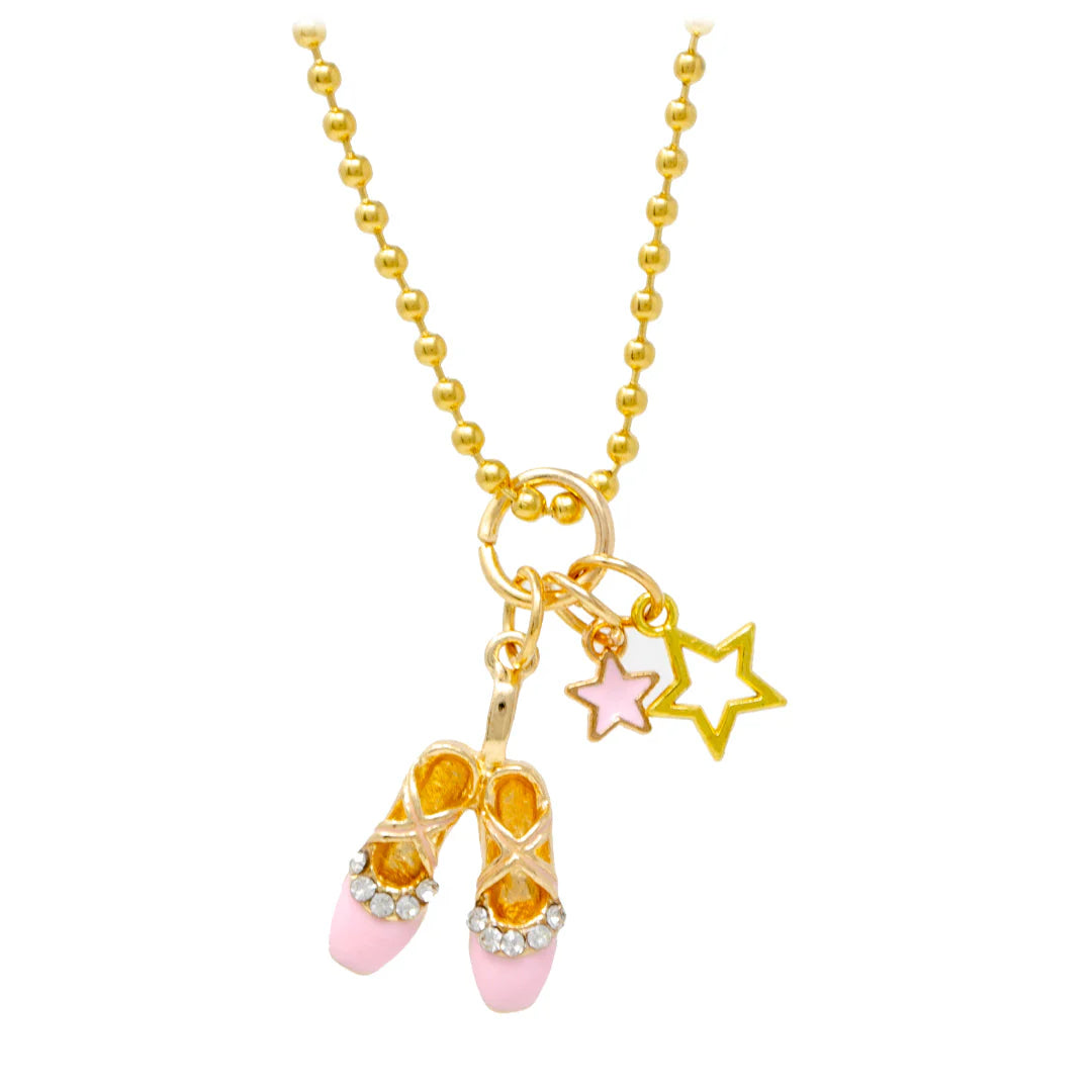 Ballet Slippers | Gold Necklace