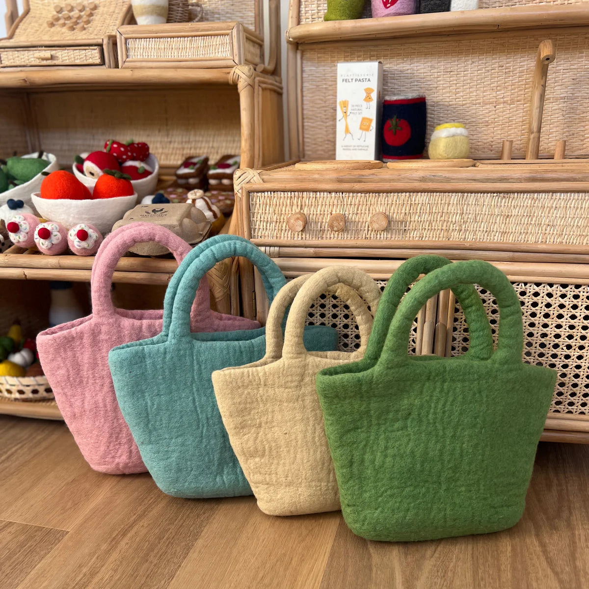 Felt Shopping Bags - Playtisserie