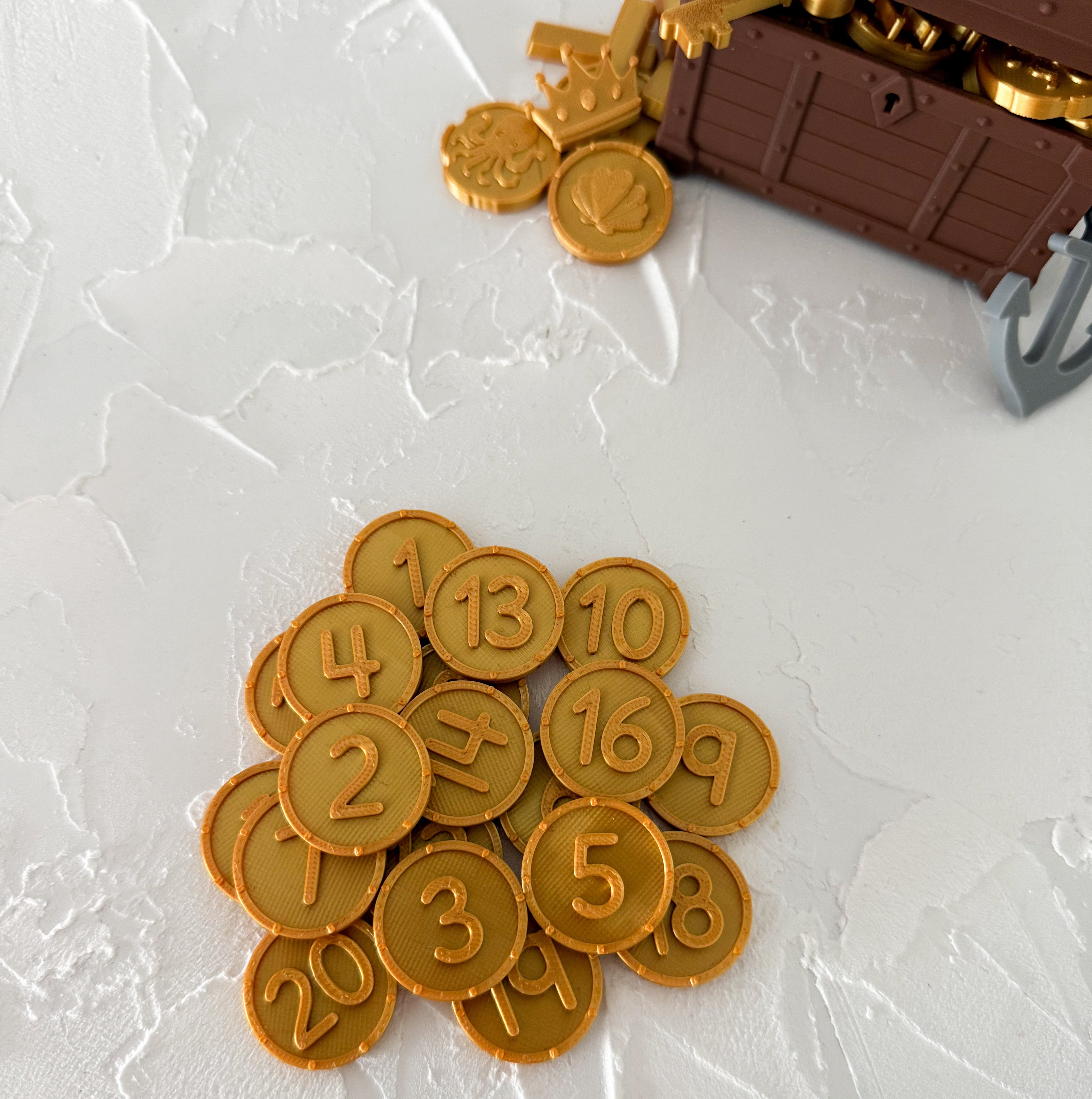 Mini Golden Treasure Counting Coins - Honey Hollow