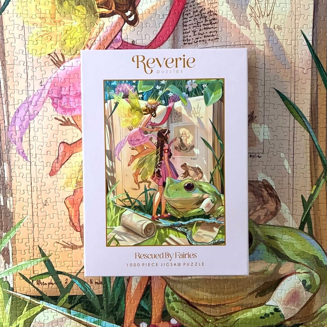 Rescued By Fairies 1000 Piece Jigsaw Puzzle – Reverie Puzzles