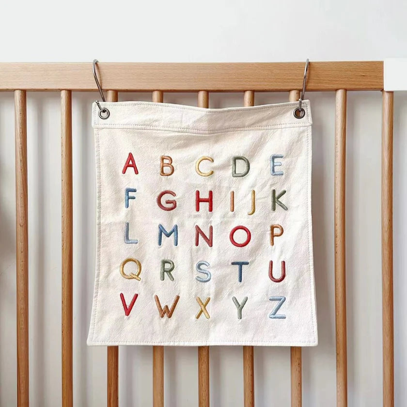Little Lamb Kind A-Z Alphabet Wall Banner for nursery décor