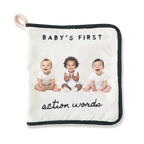 Baby's First Action Words Crinkle Sensory Book - Little Lamb Kind