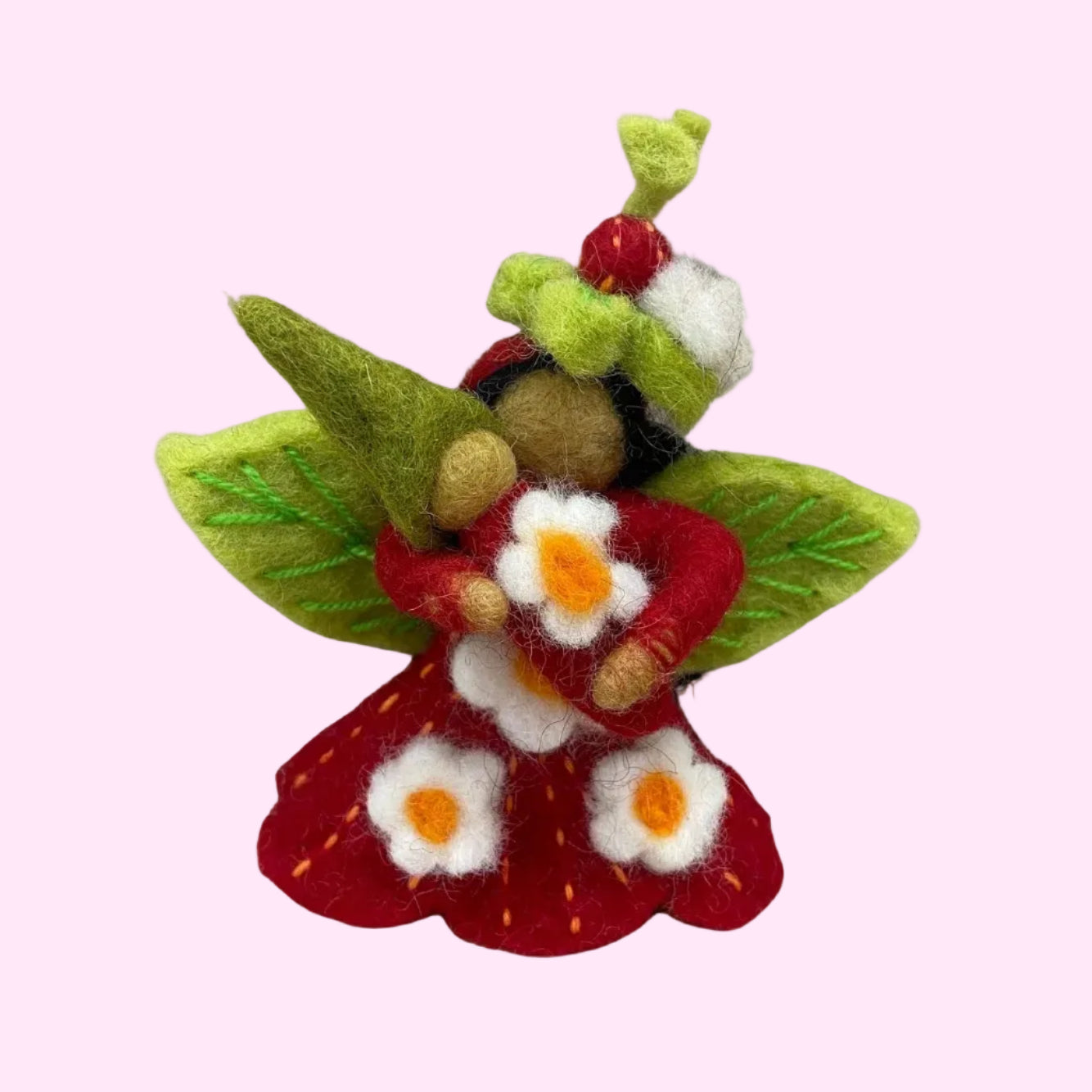Strawberry Fairy Mother & Baby – Himalayan Felt Co