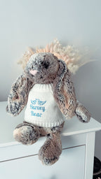 Personalised Medium Plush White Jumper