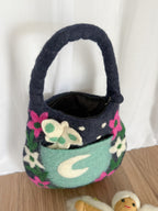 Luna Moon Felt Bag & Fairy - Himalayan Felt Co