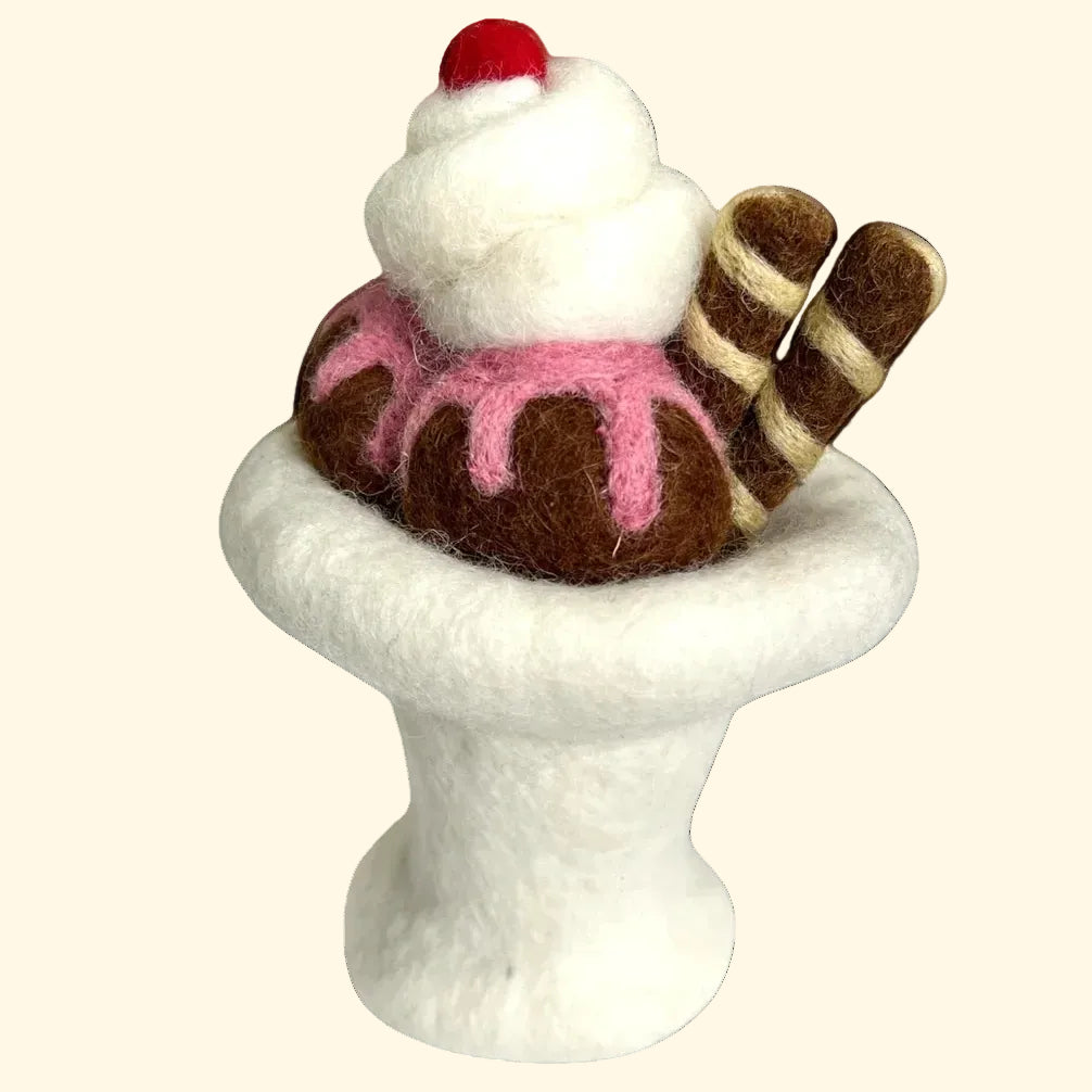 Chocolate Felt Sundae - Playtisserie