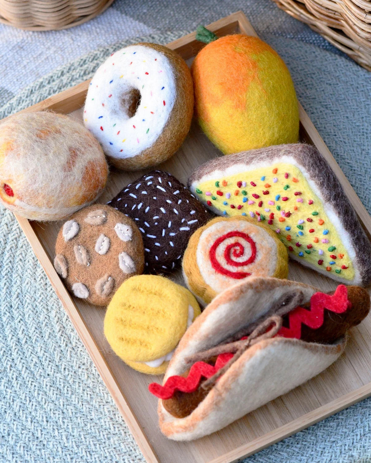 Aussie Picnic Grazing Box Felt Food Set - Tara Treasures