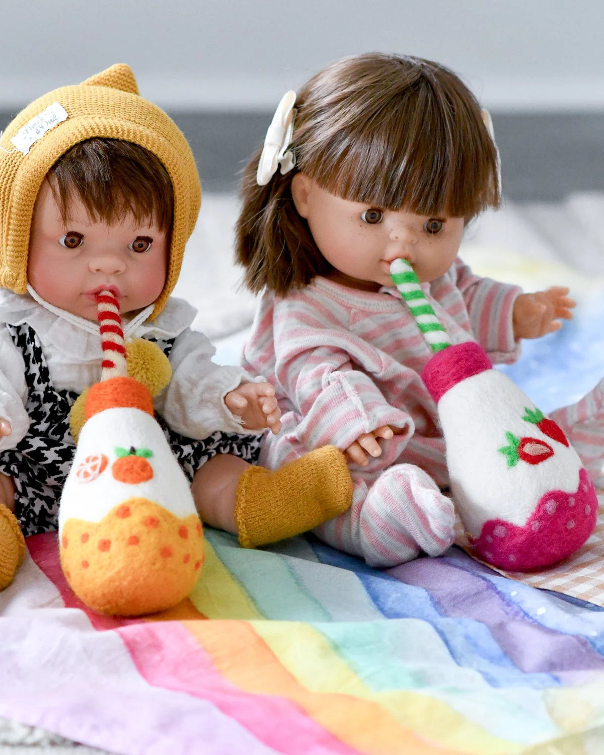 Orange Fruit Juice Felt Play - Tara Treasures