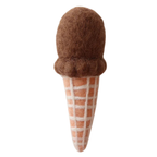 Chocolate Ice-Cream Cone Felt Food - Juni Moon