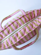 Lilac Sprout Quilted Tote Bag - Mosey Me