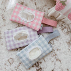 Gingham Doll Pouch + Wipes Set - SALLI Collective