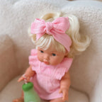 Doll Petal Pink Bow Dress Set - SALLI Collective