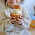 Giant Biscoff Cupcake Felt Food - Tara Treasures