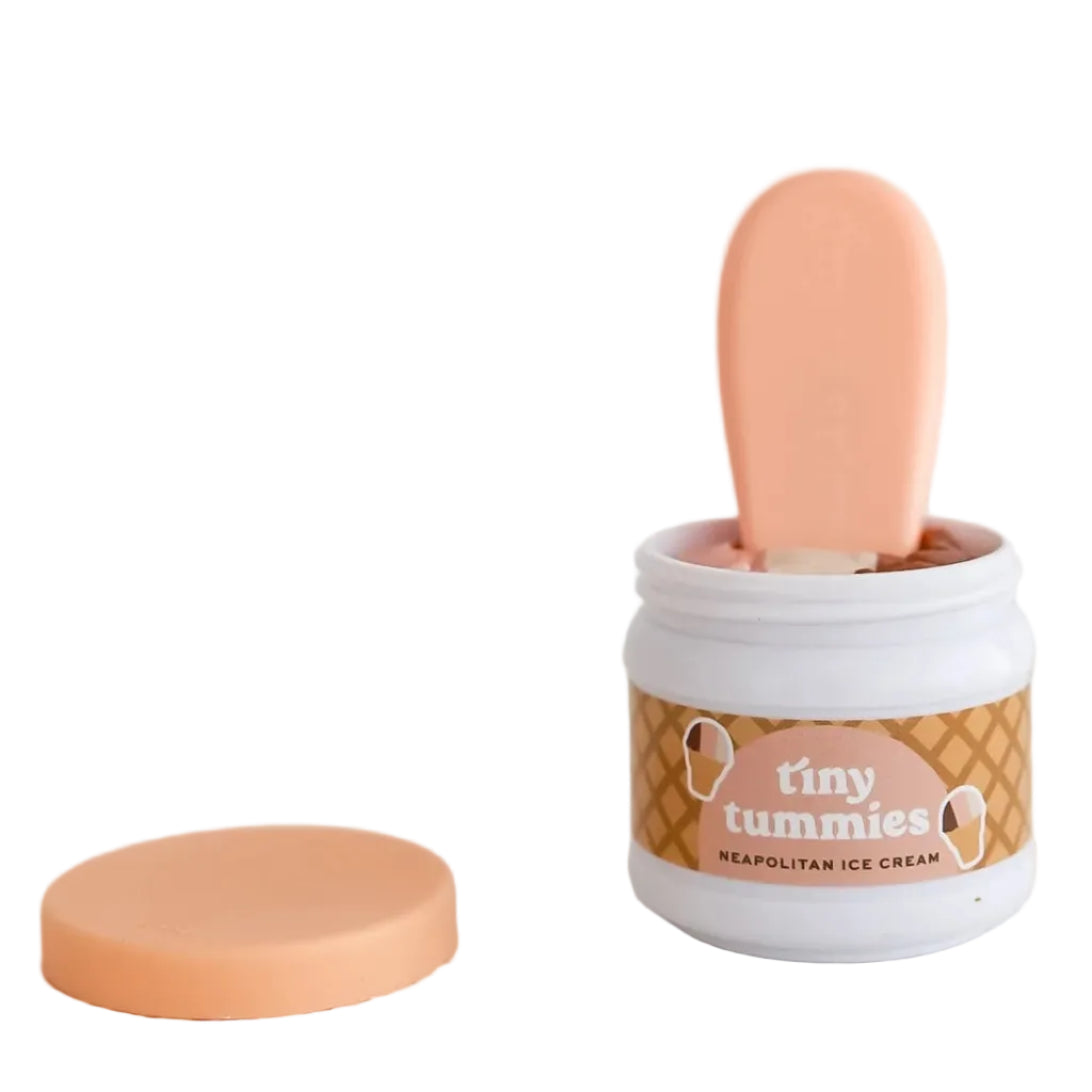 Neapolitan Ice Cream Tiny Tummies Doll Food - Tiny Harlow