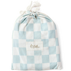 Sage Check Organic Bassinet Sheet or Change Pad Cover - Fox & Fallow