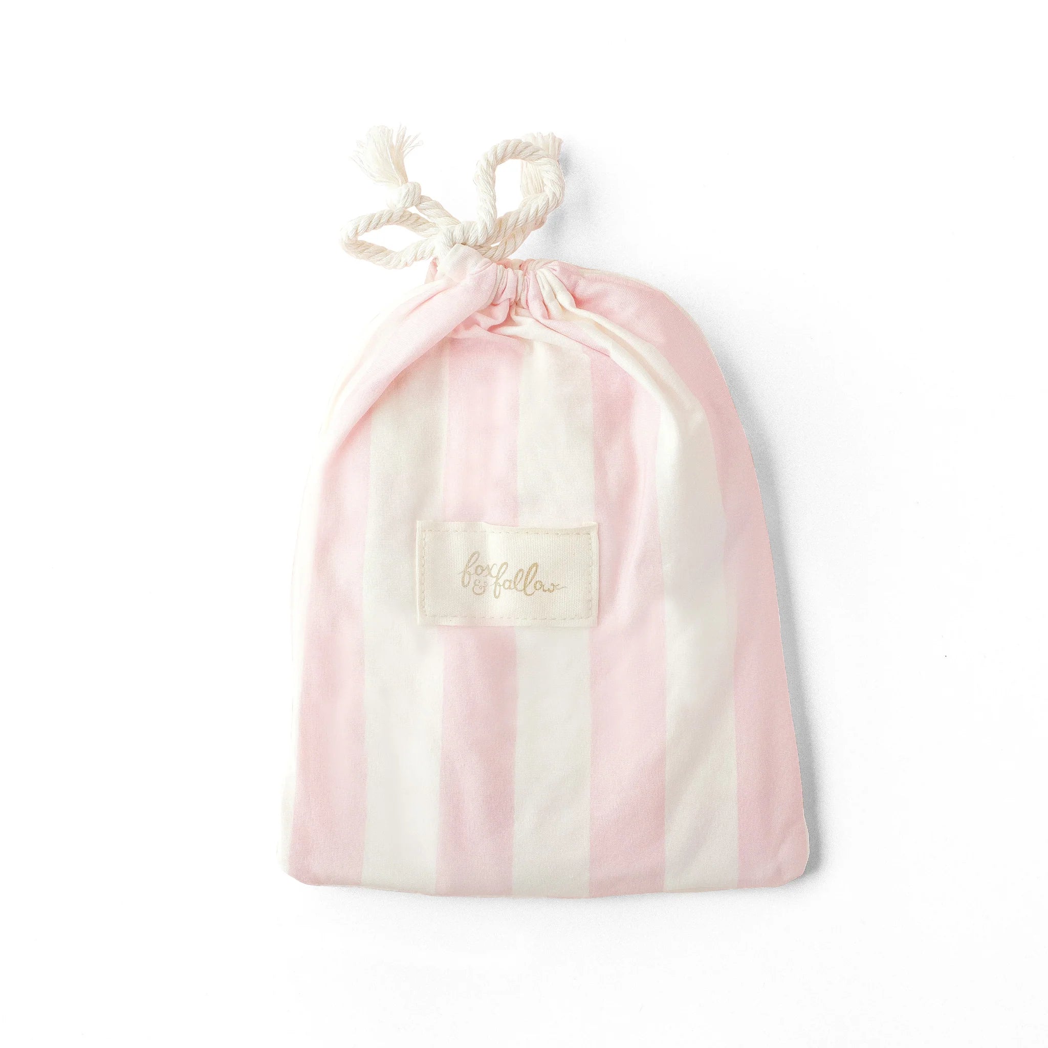 Organic Fitted Bassinet Sheet/Change Pad Cover | Petal Stripe