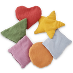 soft cotton shape bean bags for baby learning colours and shapes