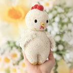 Cuddle + Kind Baby Chicken soft knitted toy