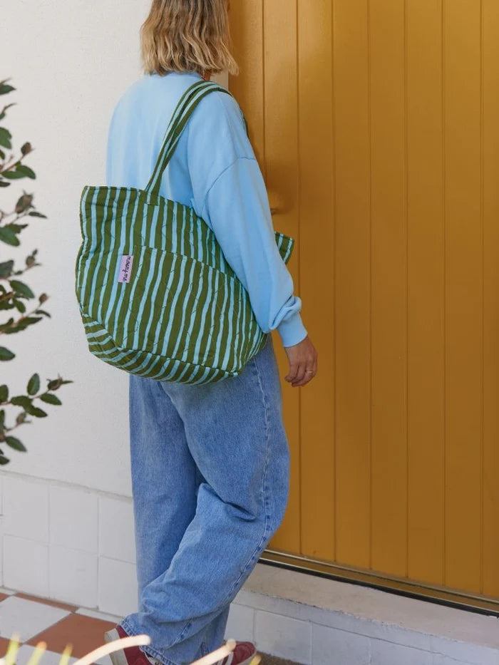 Forest Strokes Quilted Tote Bag - Mosey Me