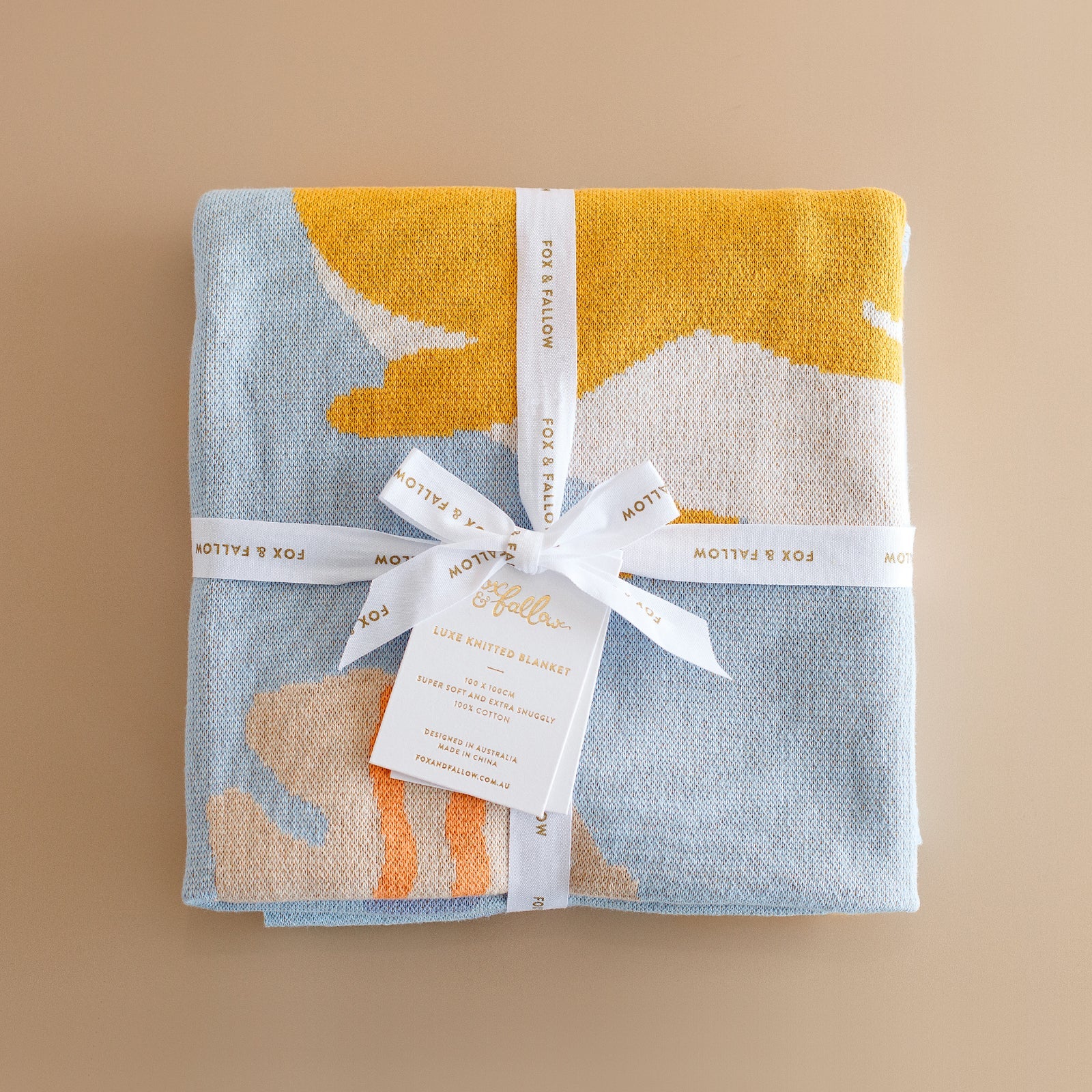 Ocean Creatures Blanket - Fox & Fallow