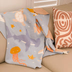Ocean Creatures Blanket - Fox & Fallow