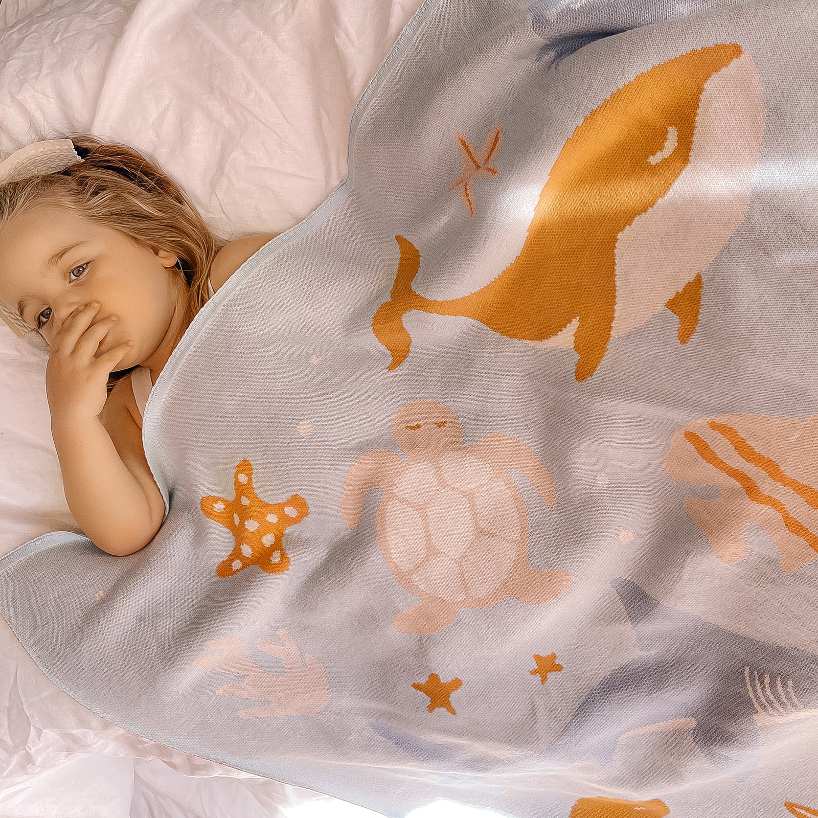 Ocean Creatures Blanket - Fox & Fallow