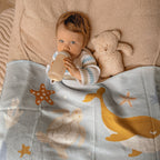 Ocean Creatures Blanket - Fox & Fallow