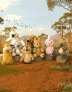Living Textiles Australian animal play gym toys