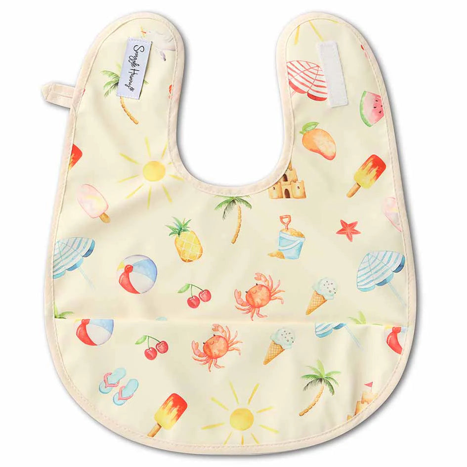 Beach Fun Snuggle Bib - Snuggly Hunny
