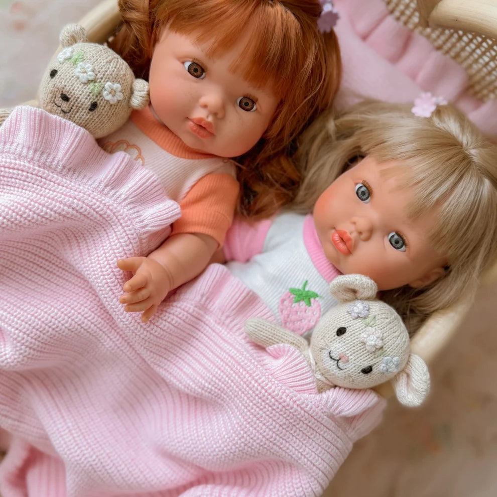 Powder Pink Doll Bedding Set - SALLI Collective