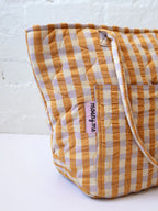 Mango Quilted Tote Bag - Mosey Me