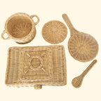 Rattan Stove Top Play Set - Playtisserie